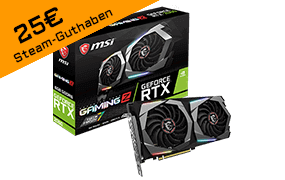 6GB MSI GeForce RTX 2060 Gaming Z Aktiv PCIe 3.0 x16 (Retail)
