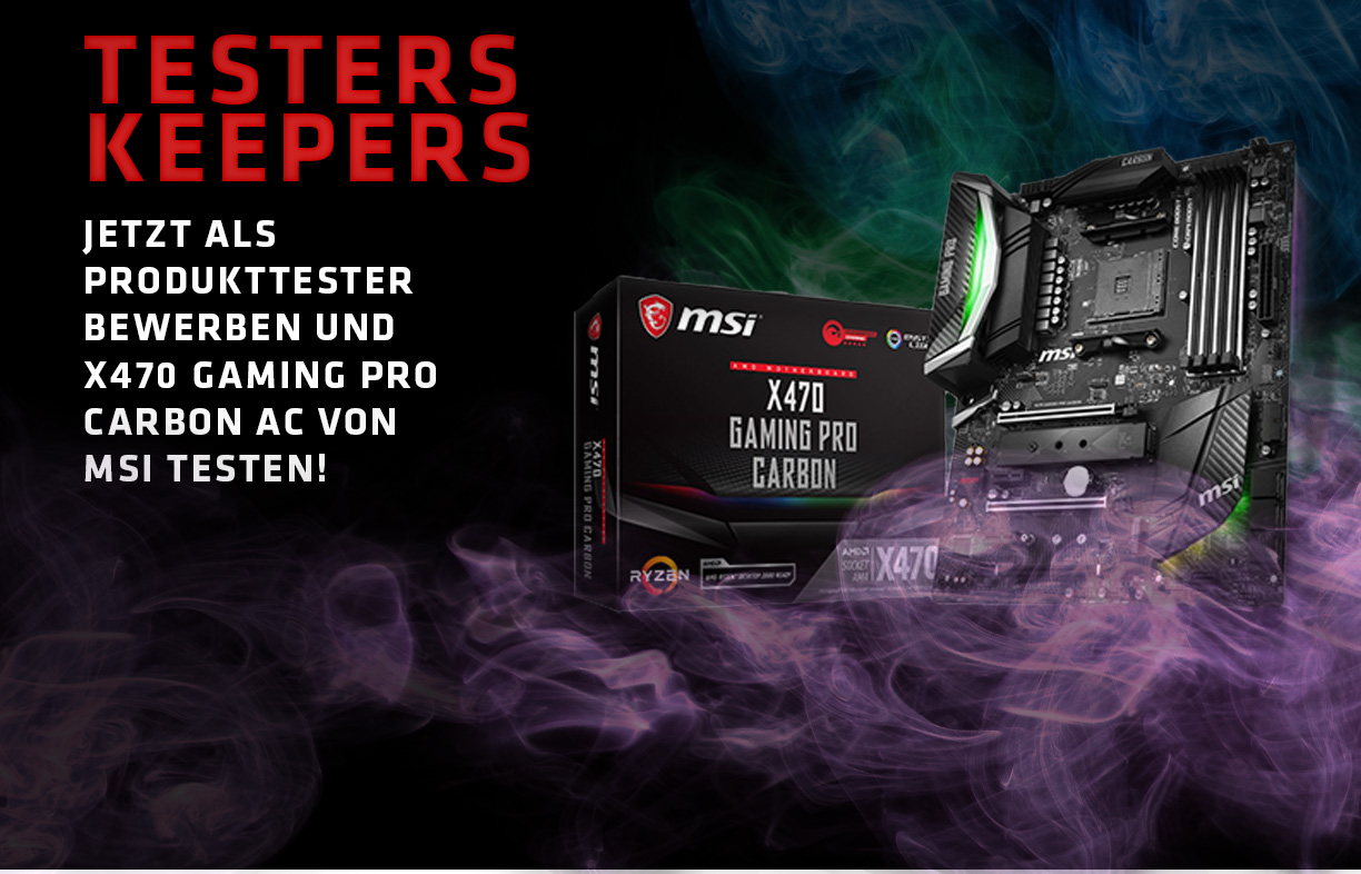 Testers Keepers: MSI X470 Gaming Pro Carbon AC Testers Keepers: MSI X470 Gaming Pro Carbon AC