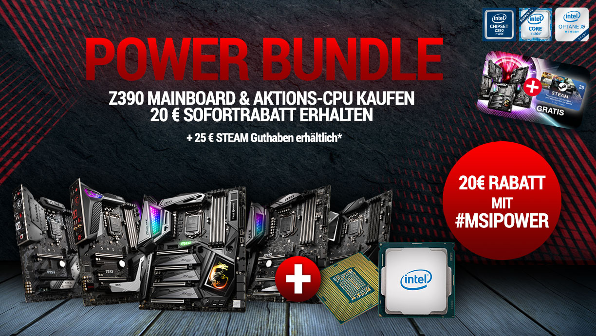 MSI Z390 CPU Bundle