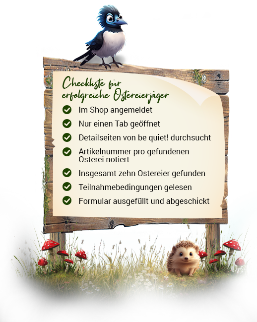 Checkliste f�r erfolgreiche Ostereierj�ger