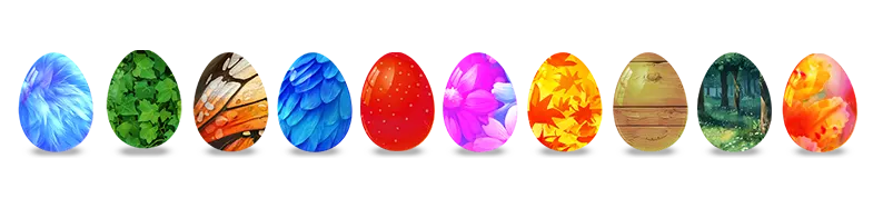 Im Shop versteckte Eier Im Shop versteckte Eier