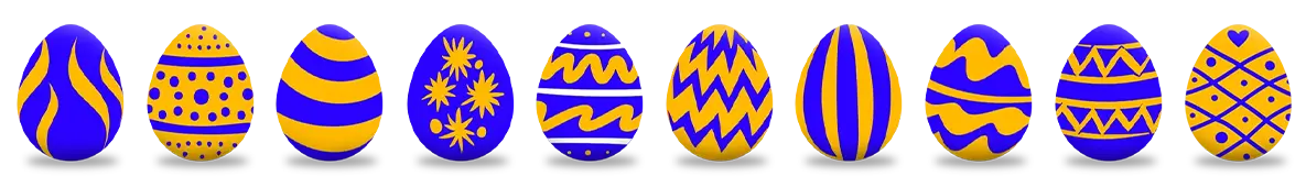 Im Shop versteckte Eier Im Shop versteckte Eier