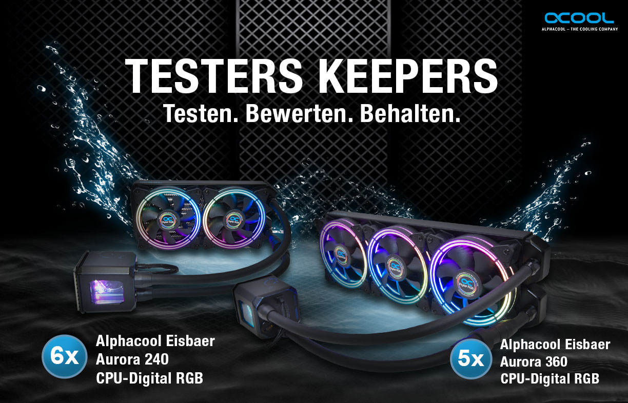Produkttester gesucht Alphacool Eisbaer Aurora CPU-Digital RGB Produkttester gesucht Alphacool Eisbaer Aurora CPU-Digital RGB