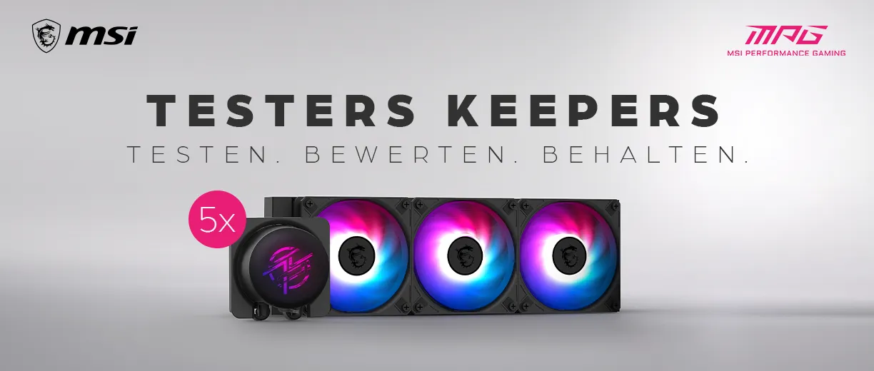 Produkttester gesucht f�r 6x MSI MPG Coreliquid P13 360 