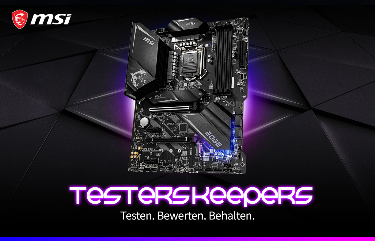 Produkttester gesucht MSI MPG Z490 GAMING EDGE WIFI Produkttester gesucht MSI MPG Z490 GAMING EDGE WIFI