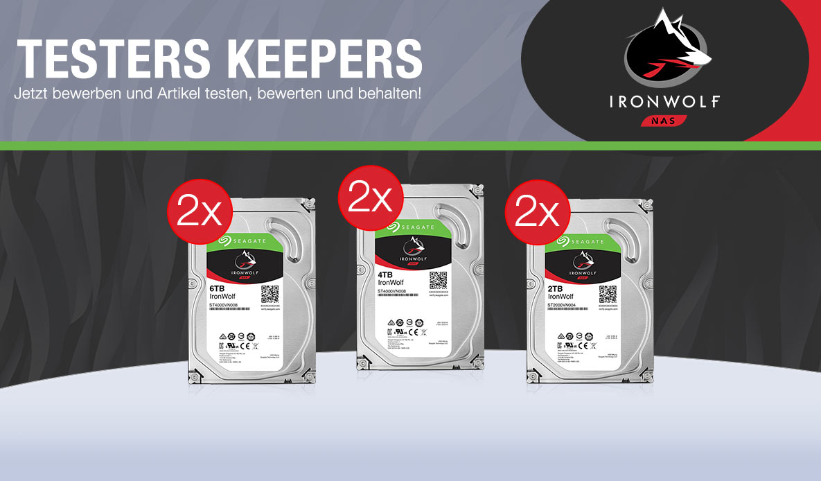 Produkttester gesucht Seagate IronWolf Produkttester gesucht Seagate IronWolf