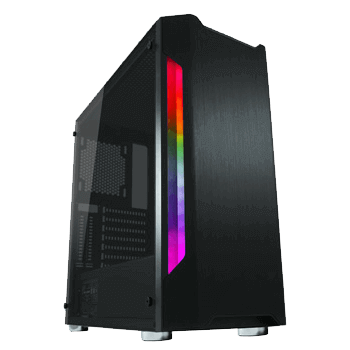 LC-Power Gehäuse Gaming 701B Badge_X RGB mit Sichtfenster ohne LC-Power Gehäuse Gaming 701B Badge_X RGB mit Sichtfenster ohne