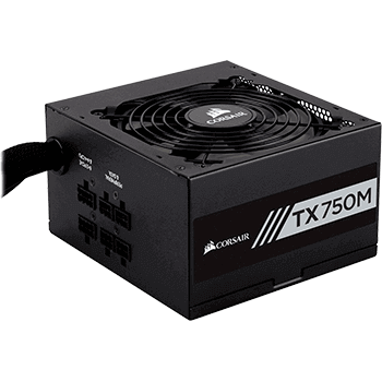750 Watt Corsair TX-M Series TX750M Modular 80+ Gold 750 Watt Corsair TX-M Series TX750M Modular 80+ Gold