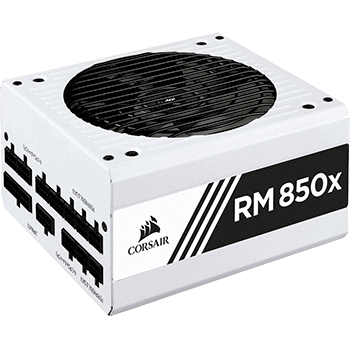 850 Watt Corsair RMx White Series RM850x Modular 80+ Gold 850 Watt Corsair RMx White Series RM850x Modular 80+ Gold