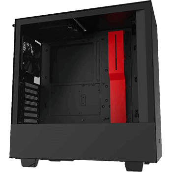 NZXT H510 Midi Tower ohne Netzteil schwarz/rot NZXT H510 Midi Tower ohne Netzteil schwarz/rot