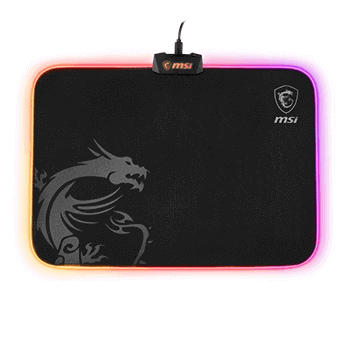 MSI Agility GD60 Gaming Mousepad, RGB beleuchtet, schwarz MSI Agility GD60 Gaming Mousepad, RGB beleuchtet, schwarz