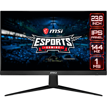 23,8" (60,47cm) MSI Optix G241 schwarz 1920x1080 1x DisplayPort 23,8" (60,47cm) MSI Optix G241 schwarz 1920x1080 1x DisplayPort