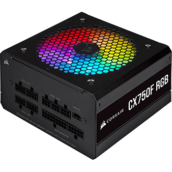 750 Watt Corsair CX-F RGB Series CX750F Modular 80+ Bronze 750 Watt Corsair CX-F RGB Series CX750F Modular 80+ Bronze