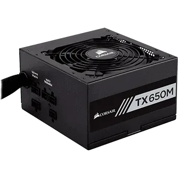 650 Watt Corsair TX-M Series TX650M Modular 80+ Gold 650 Watt Corsair TX-M Series TX650M Modular 80+ Gold