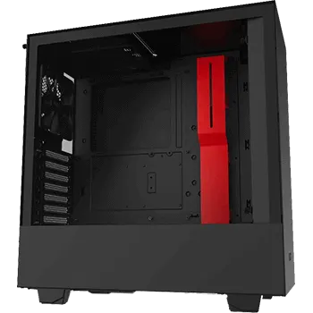 NZXT H510 Midi Tower ohne Netzteil schwarz/rot NZXT H510 Midi Tower ohne Netzteil schwarz/rot
