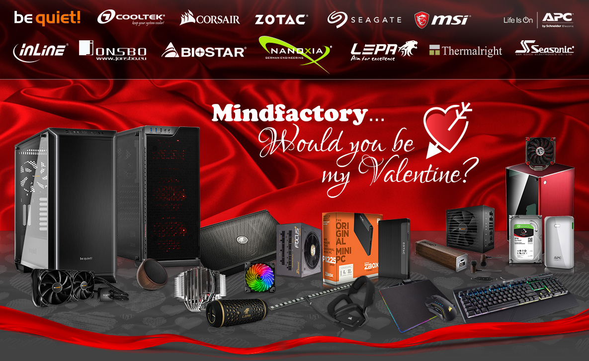 Mindfactory Valentinstagsgewinnspiel 2018 Mindfactory Valentinstagsgewinnspiel 2018